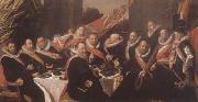 Frans Hals Banquet of the Officers of the St George Civic Guard in Haarlem (mk08) china oil painting reproduction